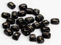 Complete Set of Runes - Obsidian Crystal - Click For Detail View