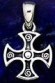 Sterling Silver Iron Cross - Click for detail VIEW