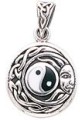 Sterling Silver Solar Celtic Yin Yang Sun - Click for detail VIEW